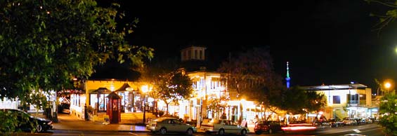 Parnell Village at night